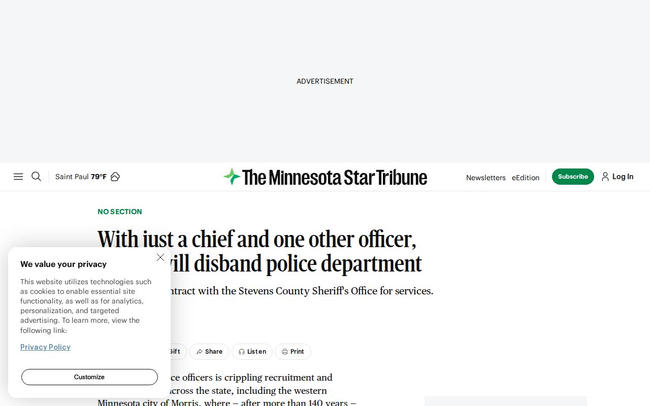 Morris arrest-record service transition source